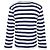 Comme Des Garcons Langarm-T-Shirt mit roten Applikationen, Strassstreifen AX (Unisex) - Ansicht 3