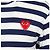 Comme Des Garcons Langarm-T-Shirt mit roten Applikationen, Strassstreifen AX (Unisex) - Ansicht 5