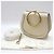 Chloé Borsa a tracolla e crossbody Nile Medium Bracelet Bianco - vista 2