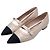 Chanel Scarpe basse Stiletto Two-Tone Pearl New Argento