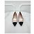 Chanel Scarpe basse Stiletto Two-Tone Pearl New Argento - vista 2