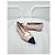 Chanel Scarpe basse Stiletto Two-Tone Pearl New Argento - vista 3