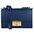 Borsa a tracolla Salvatore Ferragamo Gancini Gold Eileen Blue