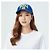 Gucci Logo Baseball Cap Baumwolle Blau Gelb - Ansicht 10