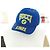 Gucci Logo Baseball Cap Baumwolle Blau Gelb - Ansicht 11