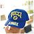 Gucci Logo Baseball Cap Baumwolle Blau Gelb - Ansicht 8