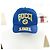 Gucci Logo Baseball Cap Baumwolle Blau Gelb - Ansicht 9