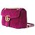 Gucci Borsa a tracolla GG Marmont in velluto trapuntato Medium Rosa - vista 2