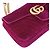 Gucci Borsa a tracolla GG Marmont in velluto trapuntato Medium Rosa - vista 5