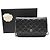 Chanel Mini borsa a tracolla WOC in Caviar Nero - vista 8