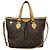 Louis Vuitton Borsa a Spalla Palermo PM in Monogram Canvas Marrone