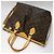 Louis Vuitton Borsa a Spalla Palermo PM in Monogram Canvas Marrone - vista 4