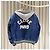 Céline Chaqueta Bomber Oversized de Teddy Azul Marino con Capucha - vista 5