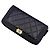 Chanel Portafoglio lungo Boy in agnello blu navy - vista 5