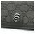 Gucci Ophidia Silver GG Grey Supreme Card Wallet Brown - view 5