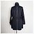 Hermès Casaco de cashmere para mulher com detalhes em couro e feltro Preto - vista 9