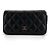 Chanel Portafoglio Medium Caviar Gold con Cerniera Nero - vista 2