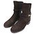 Loro Piana Botines de nubuck marrón para mujer Castaño - vista 3