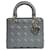 Lady Dior Medium Grey Pearl Marrone