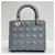 Lady Dior Medium Grey Pearl Marrone - vista 11