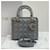 Lady Dior Medium Grey Pearl Marrone - vista 2
