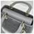 Lady Dior Medium Grey Pearl Marrone - vista 7