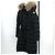 Moncler Chloe Damen Lang Daunenjacke Schwarz - Ansicht 2