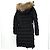 Moncler Chloe Damen Lang Daunenjacke Schwarz - Ansicht 3