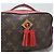 Louis Vuitton Bolsa transversal em canvas Monogram Vermelho - vista 3