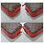 Louis Vuitton Bolsa transversal em canvas Monogram Vermelho - vista 9