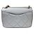 Chanel Mini borsa a tracolla in agnello Argento - vista 3