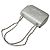 Chanel Mini borsa a tracolla in agnello Argento - vista 4