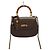 Bamboo Gucci Mini borsa a tracolla con manico in bambù, nappa e catena Marrone