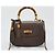 Bamboo Gucci Mini borsa a tracolla con manico in bambù, nappa e catena Marrone - vista 2