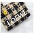 Loewe Mini-Raffia-Tote-Bag mit Karomuster Mehrfarben - Ansicht 4