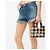 Loewe Mini-Raffia-Tote-Bag mit Karomuster Mehrfarben - Ansicht 9