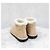 Prada Botas UGG de ante y shearling Naranja - vista 4