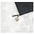 Chanel Clutch Camellia New Medium in agnello dorato Nero - vista 4