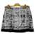 Prada Gonna in cotone e lino con logo triangle Bec Multicolore