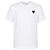 Comme Des Garcons Schwarzes Kurzarm-T-Shirt mit Logo-Strasssteinen AX