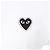Comme Des Garcons Schwarzes Kurzarm-T-Shirt mit Logo-Strasssteinen AX - Ansicht 5
