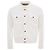 Kiton Button Point White Denim Jacket