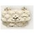 Valentino Piccola borsa a tracolla Diamond Quilted Spike Me Bianco - vista 2