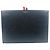 Clutch unisex Black Three-Stripe Label Small di Thom Browne Nero