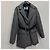 Prada Belted Cashmere Single Padding Jacket Black - view 3