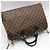Louis Vuitton Borsa a Spalla Bandoulière Speedy in Damier Ebene Marrone - vista 4