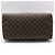 Louis Vuitton Borsa a Spalla Bandoulière Speedy in Damier Ebene Marrone - vista 5