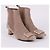 Roger Vivier Botines de ante con baño de oro para mujer Castaño - vista 4