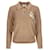 Isabel Marant NOLA Logo Strickpolo Camel Braun