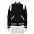 Saint Laurent Giacca Bomber in lana bianca e nera Teddy da uomo
